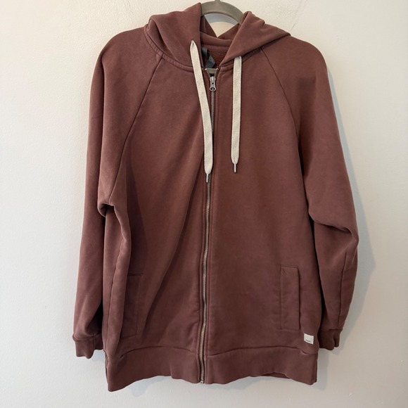 Vuori Sweaters - Vuori women's Restore Hoodie in Sedona Brown oversized size medium
